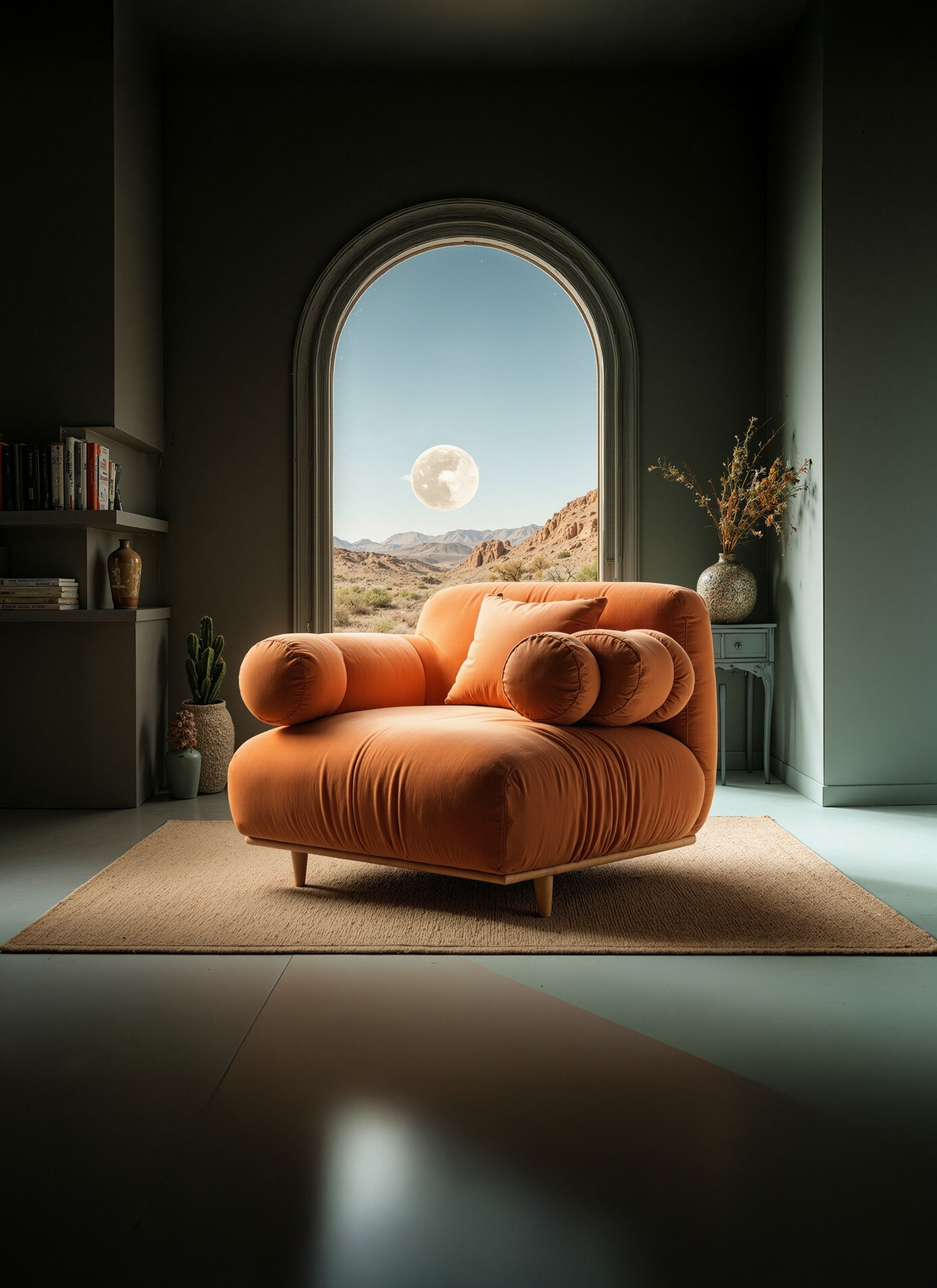 Terracotta Cloud Chair